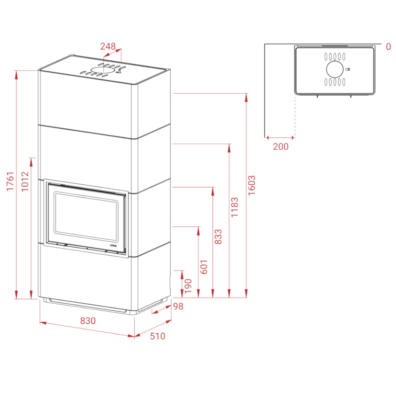 lotus_beto470plus_kaminbausatz_masse