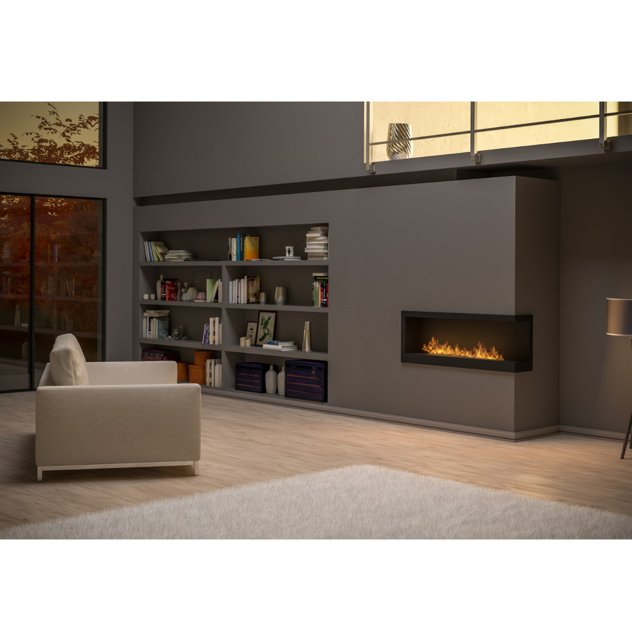 CORNER R1200 Ethanolkamin Einbaukassette Ecke Rechts