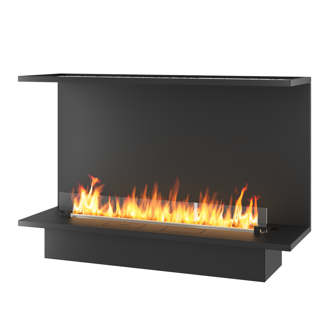 INSIDE C1200 ETRONIC PREMIUM Panorama Kaminkassette Automatischer Ethanolbrenner INSIDE C1200 ETRONIC PREMIUM Panorama Kaminkassette Automatischer Ethanolbrenner