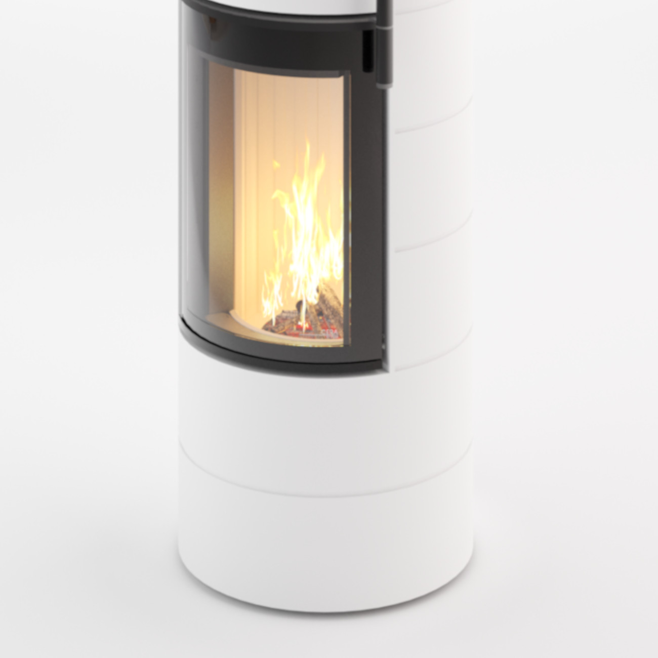 Titan Weiß Speicherkaminofen 7KW