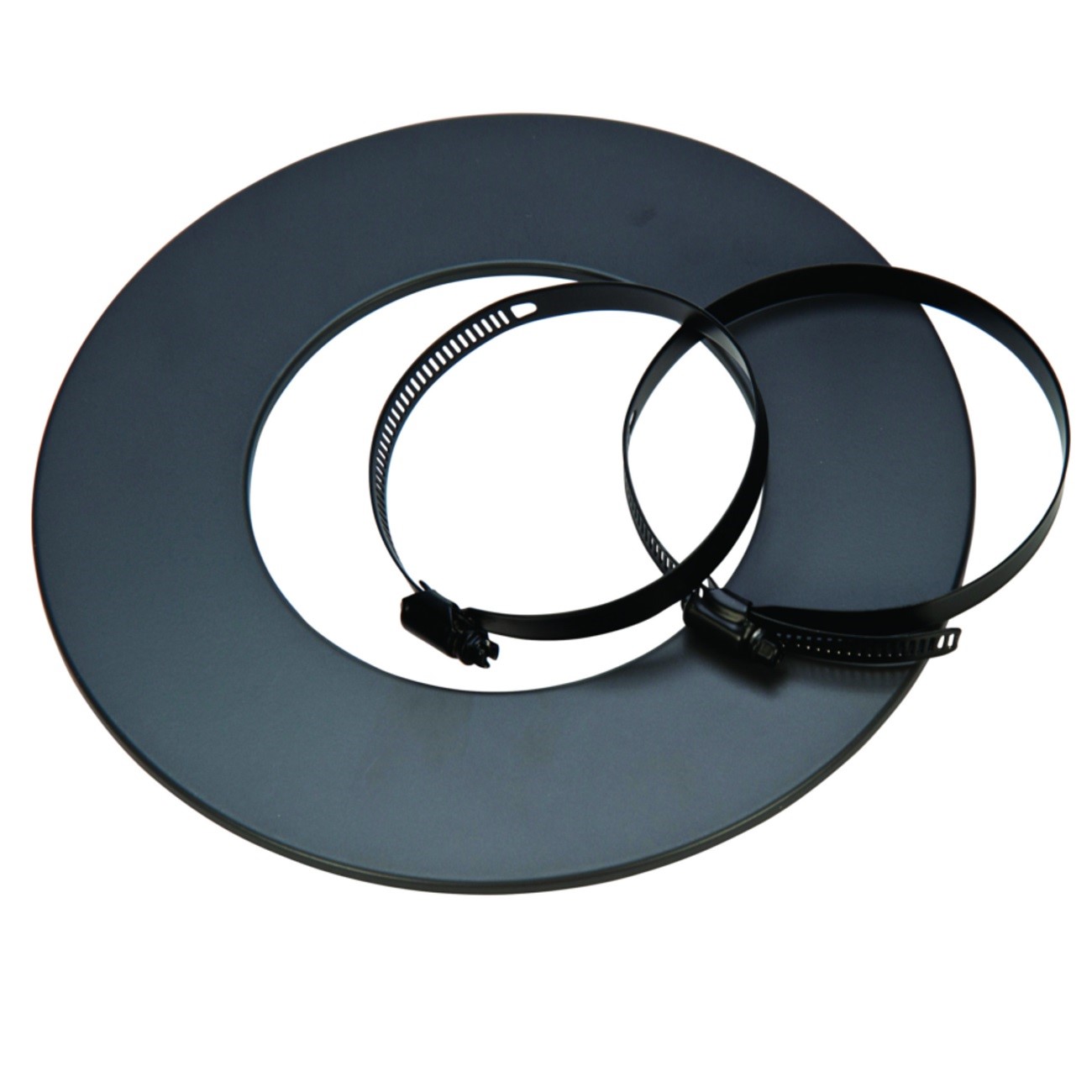 cb_rosette_aluflexrohr_schwarz CB Rosette für Aluflexrohr - verschiedene Farben und Ø