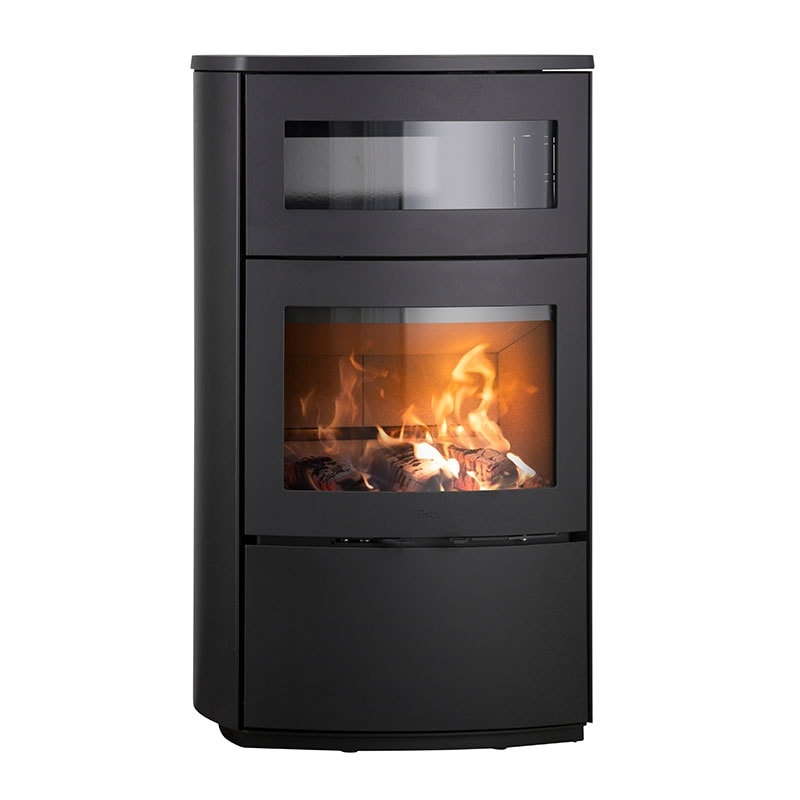 Heta Scan-Line 1000B Guss-Kaminofen mit Backofen Heta Scan-Line 1000B Guss-Kaminofen mit Backofen