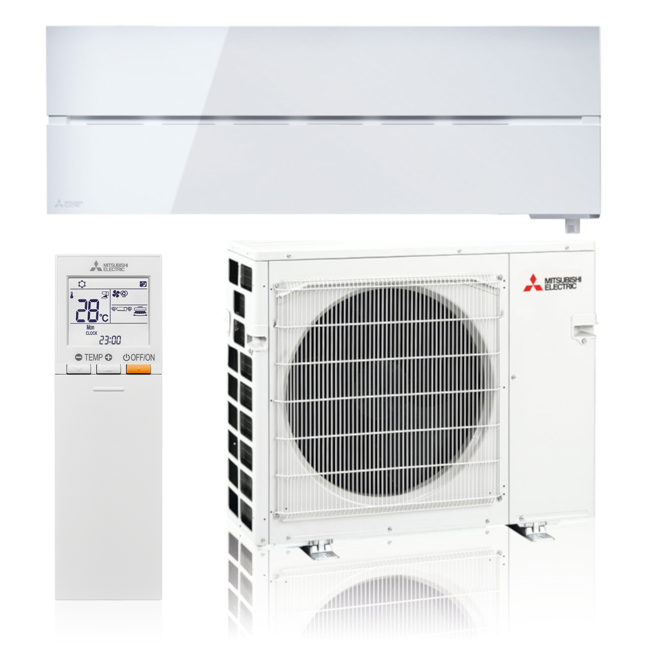 Diamond Natural White 5 kW Klimaanlage Mitsubishi Electric