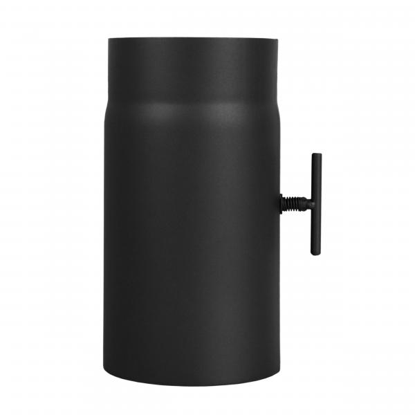 v25d Verlängerungsrohr Länge 250 mm mit eingebauter Drosselklappe 150 mm Ø