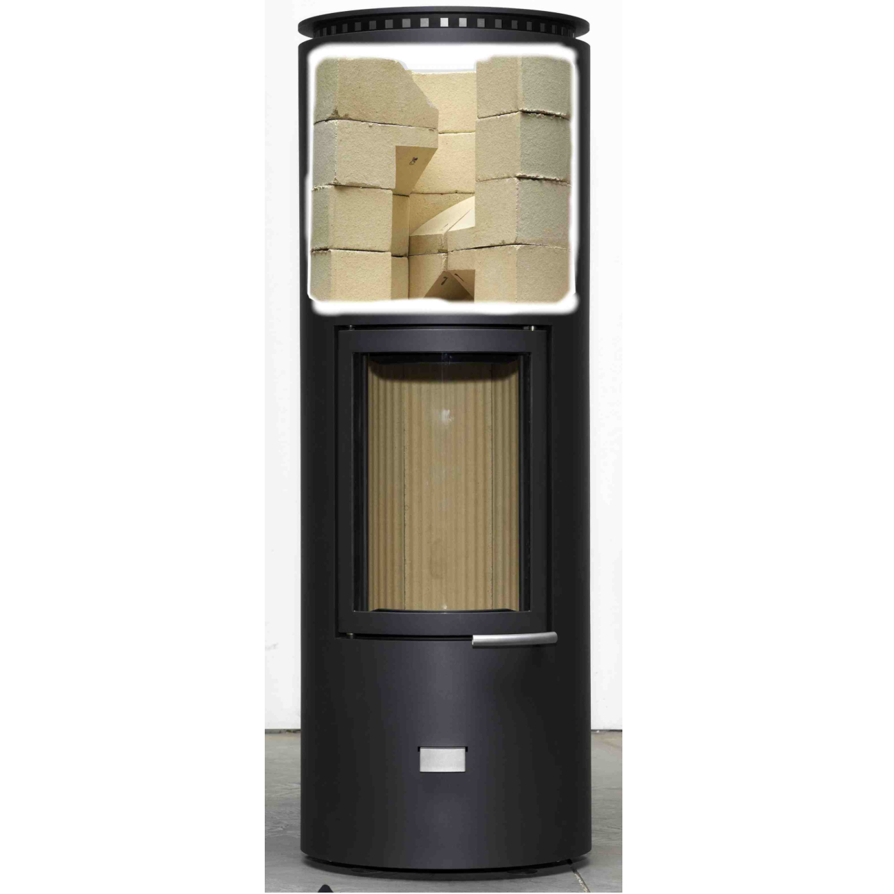 cera_rondotherm_schwarz_kaminofen_offen