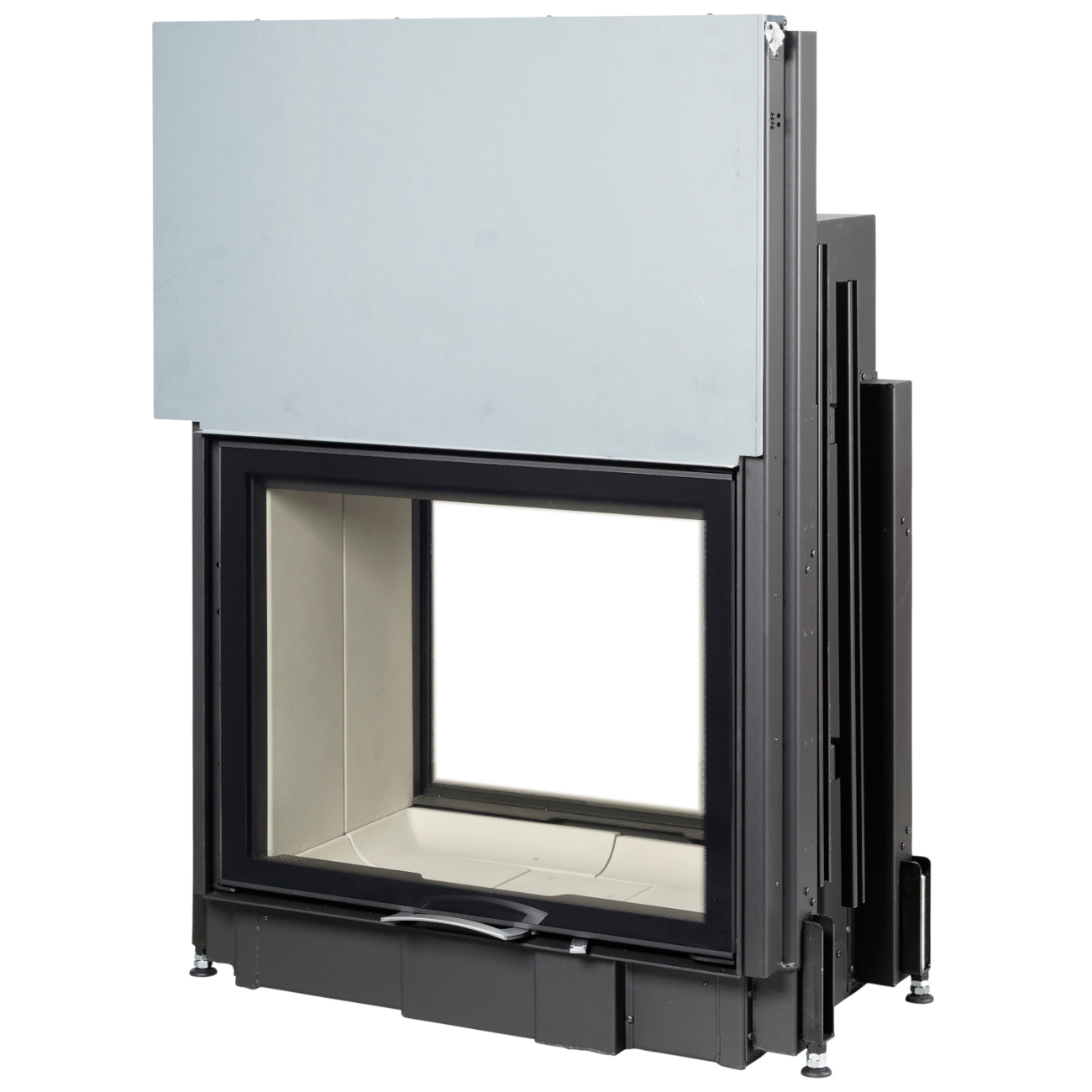 austroflamm_80x64s_ii_tit Tunnel-Kamineinsatz 80x64SII mit Hebetür 10kW