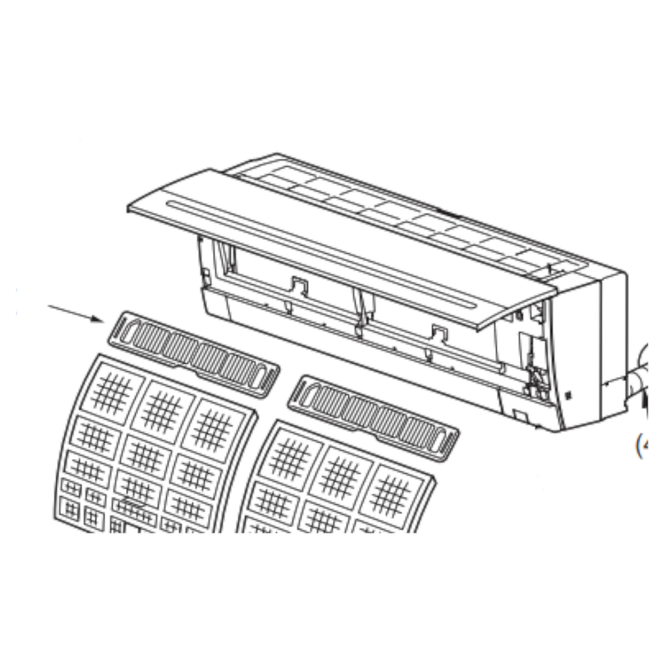 MAC-2360FT-E Silber-Ionen Luftreinigungsfilter für MSZ-AP60-71VGK