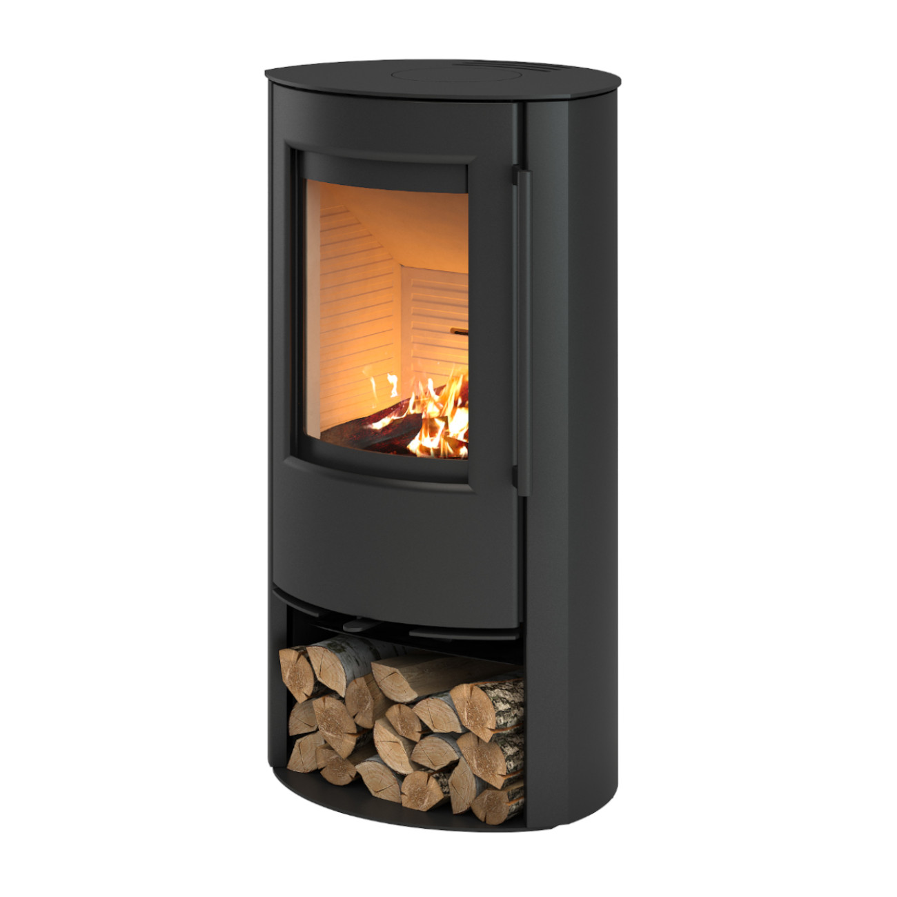 TT21 Classic Kaminofen Schwarz 5kW