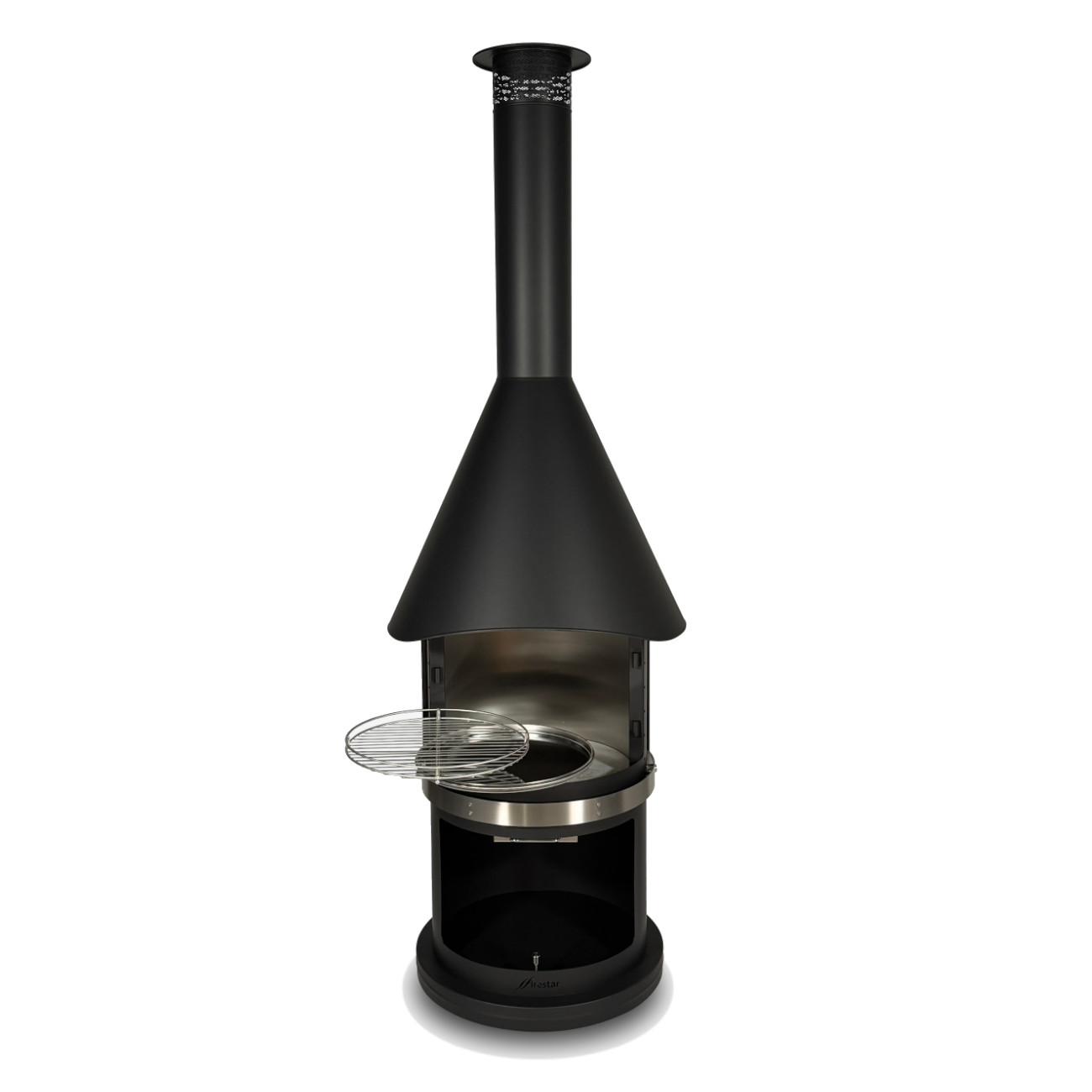 Firestar DN700 Mesh Schwarz Gartenkamin Grill Holzkohlegrill Firestar DN700 Mesh Schwarz Gartenkamin Grill Holzkohlegrill