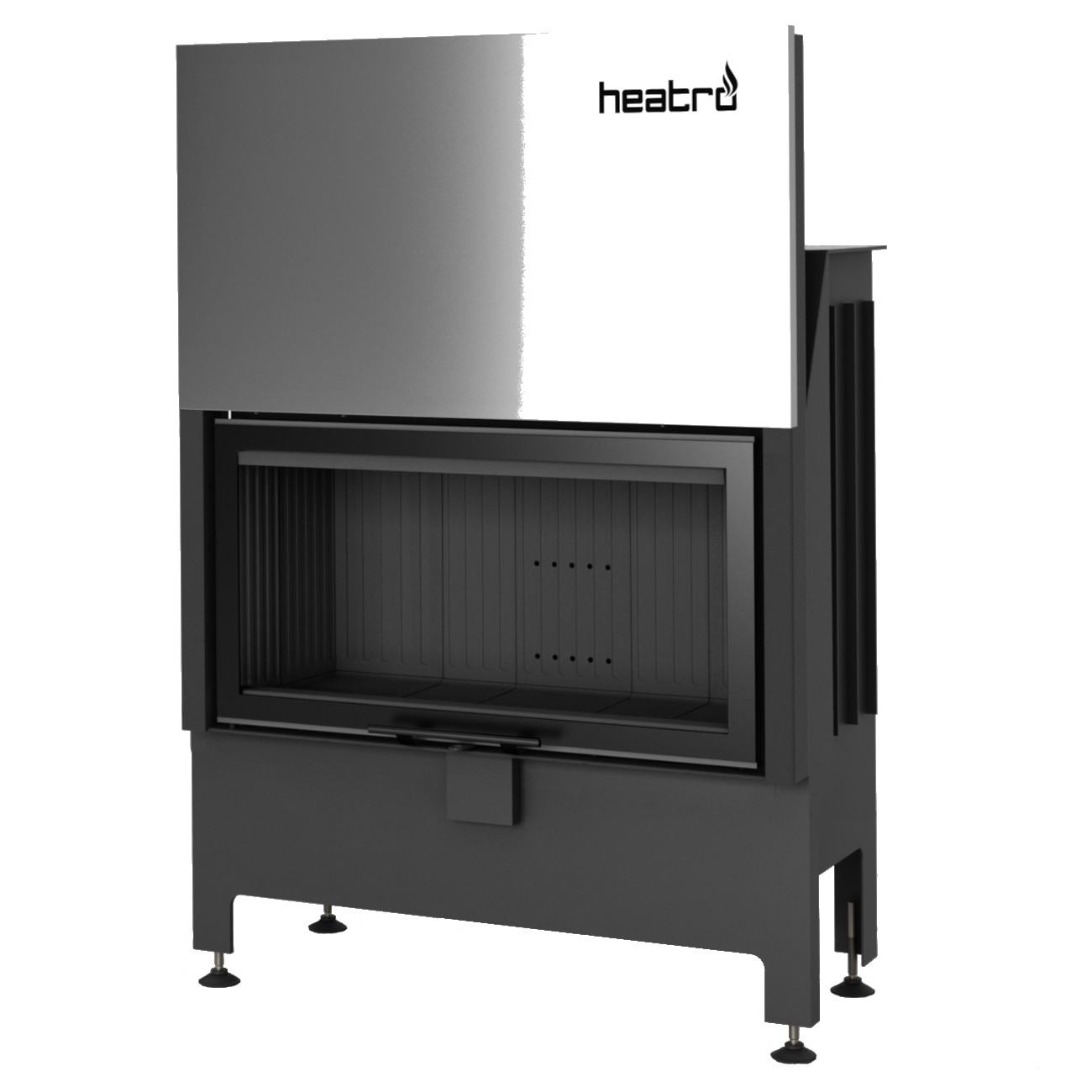 Heatro 81H Black Kamineinsatz mit Hebetür 12kW