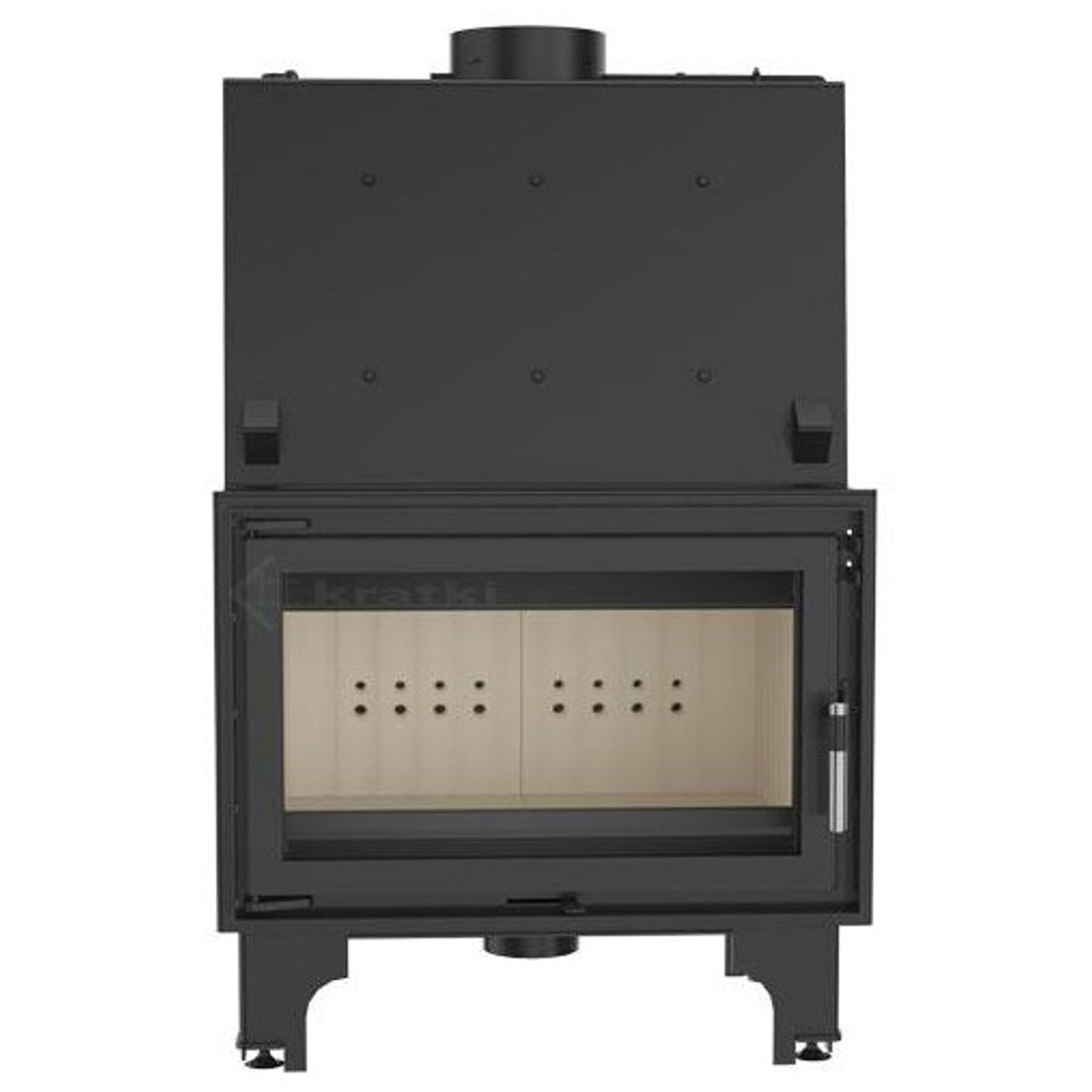 aquario_o_16_front Aquario O16 Wasserführender Kamineinsatz 16kW