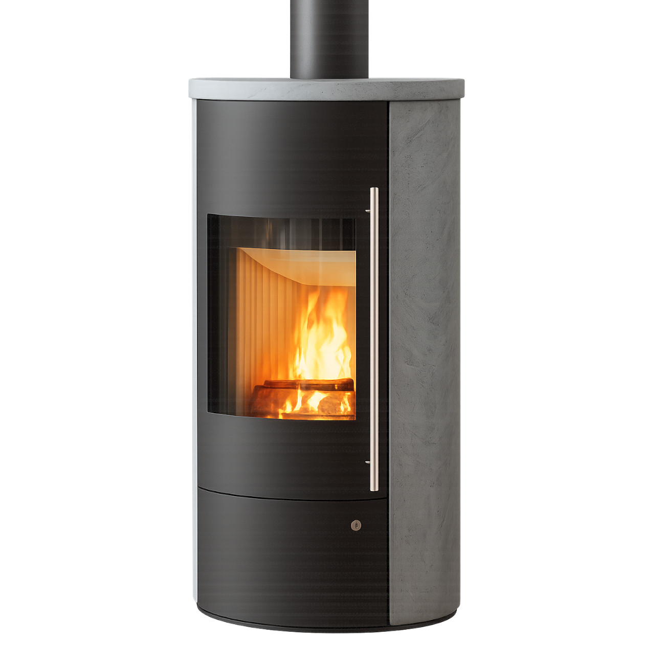 Lombok Powersystem Naturstein Serpentin Kaminofen 6kW RLU