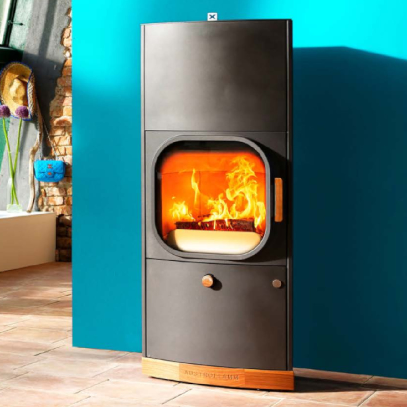 Kylie Xtra 2.0 Stahl Gussgrau Speicherofen 7kW RLU
