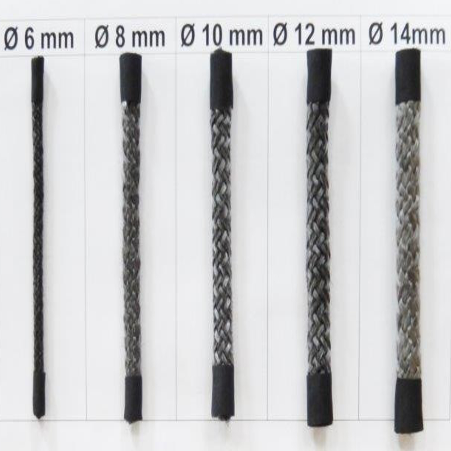 gestrickte_schnur_glasfaser Rund Dichtung weich 2 Meter