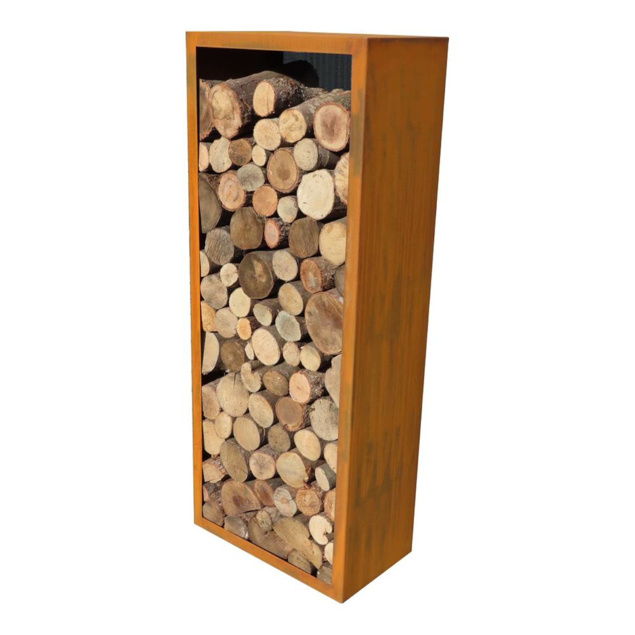 gardenmaxx-woodstore-holzbox-corten-web1 Woodstore - Holzregal / Holzaufbewahrung in Corten