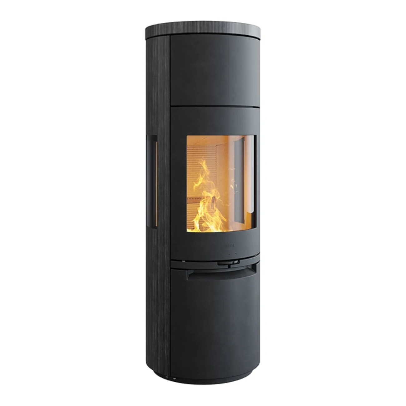 Heta Scan-Line 900S Blackwood Panorama Speicherofen 7kW Heta Scan-Line 900S Blackwood Panorama Speicherofen 7kW