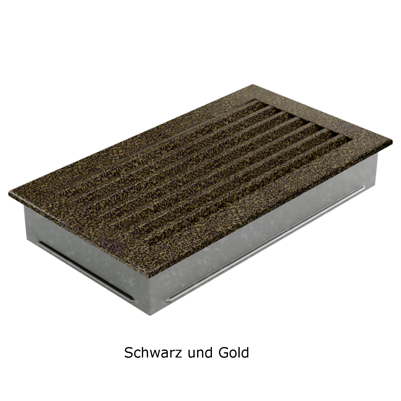 Lüftungsgitter FRESH Schwarz Gold in verschiedenen Größen