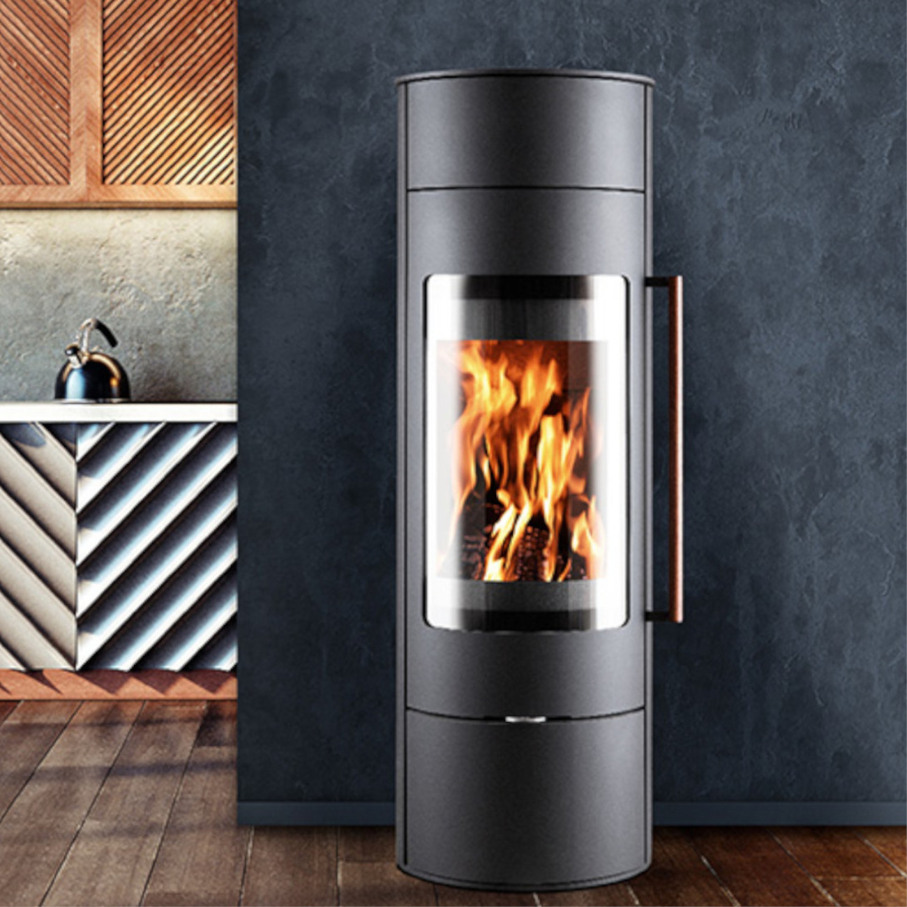 aria-kaminofen-novaline-web1 Aria Kaminofen 6kW Drehbar 360°