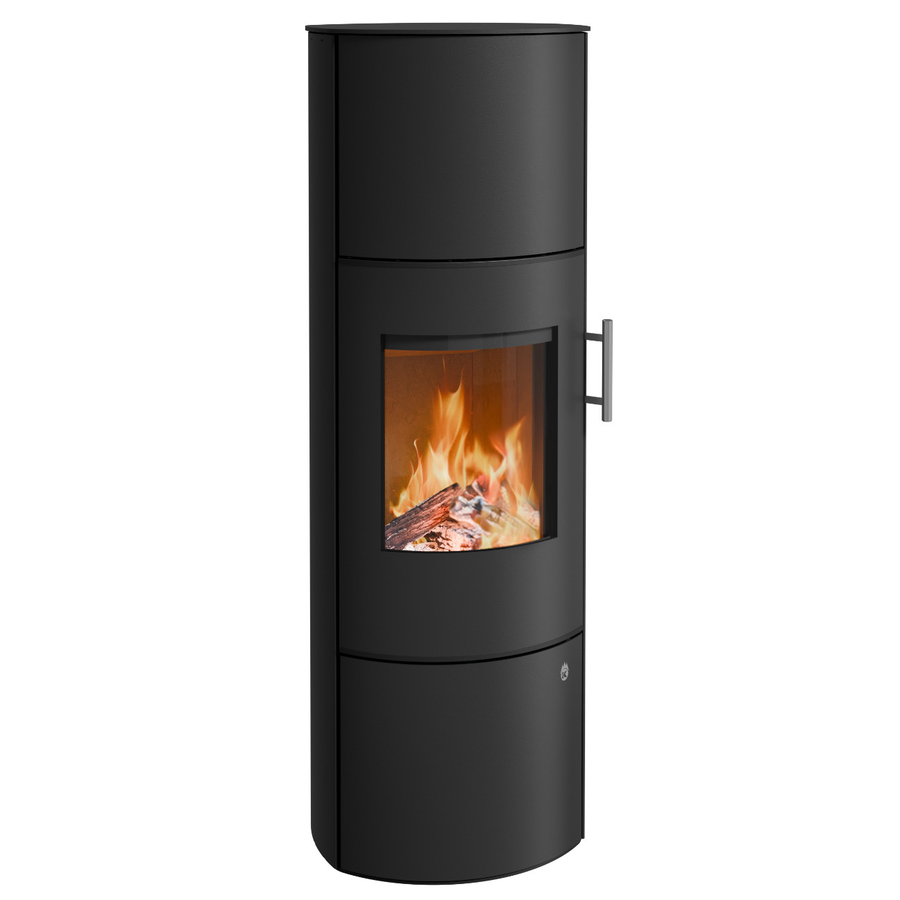 Ursa Gusstür Kaminofen Schwarz 6kW