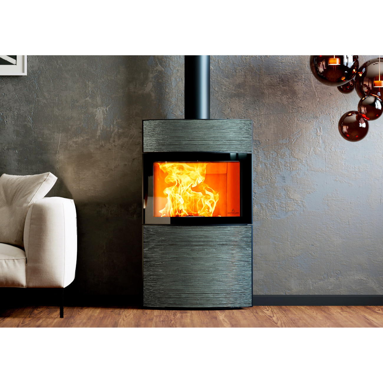 Fynn Xtra 2.0 Rille Turmalin Keramik Speicherofen 6kW RLU