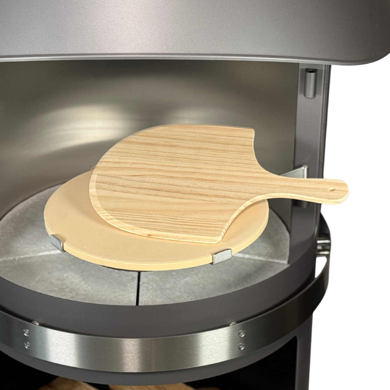 Firestar Pizzastein Rund mit Schaufel Firestar Pizzastein Rund mit Schaufel