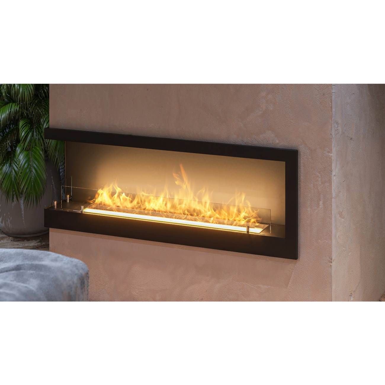 CORNER L1200 Ethanolkamin Einbaukassette Ecke Links