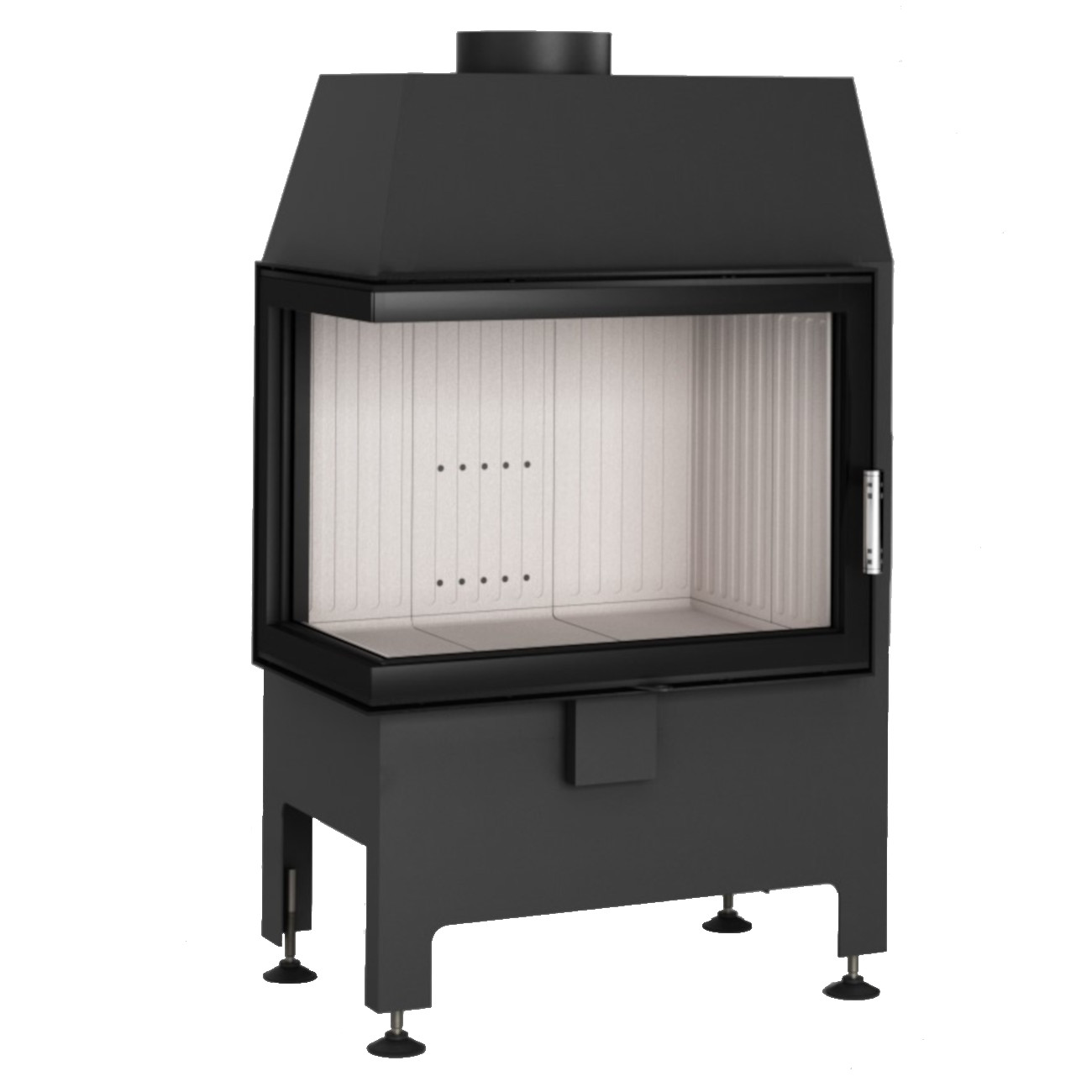 Kamineinsatz_Hajduk_Heatro_55L_tit Heatro 55L Eck-Kamineinsatz 9kW linksverglast