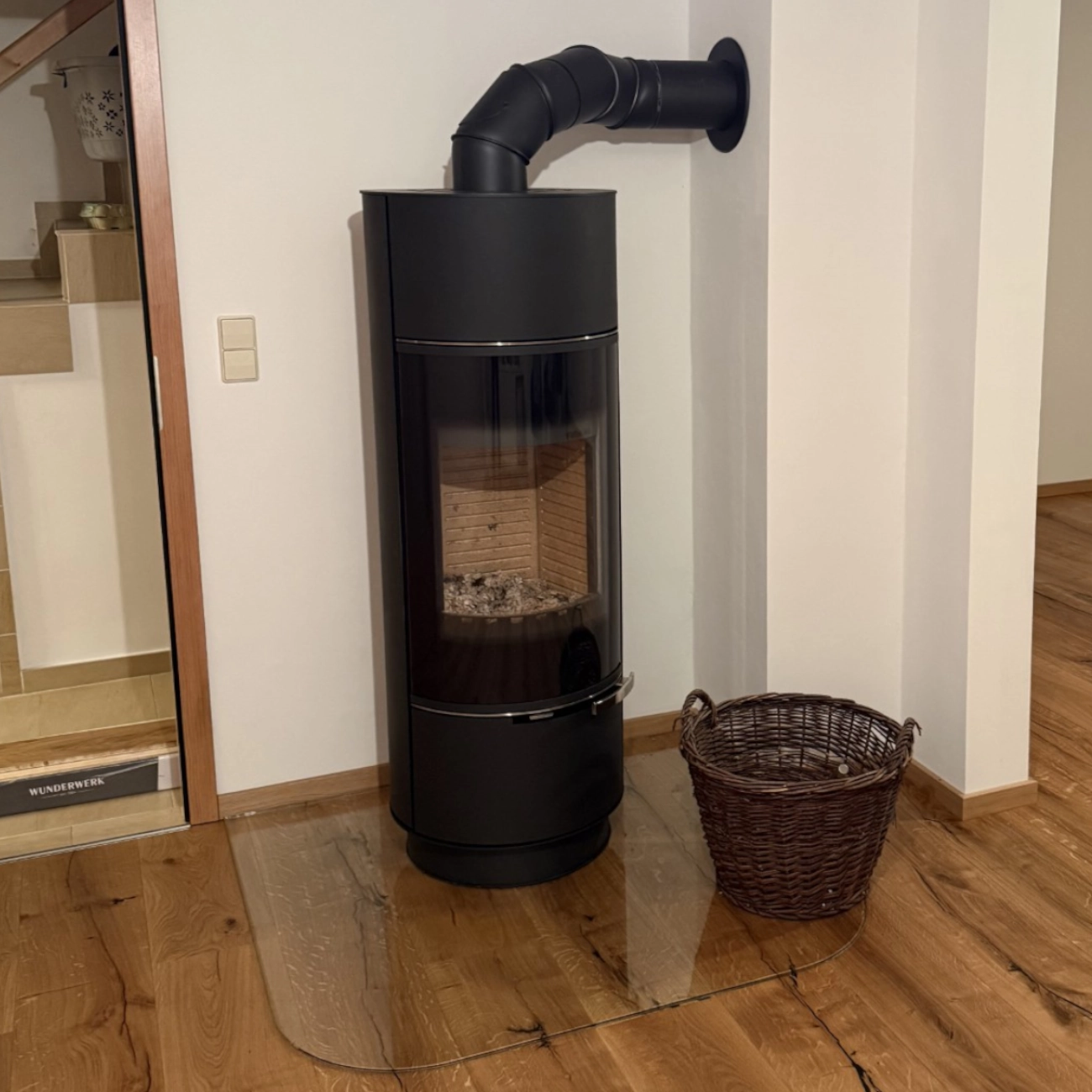 Atika Steel Speicher-Kaminofen Schwarz 7kW