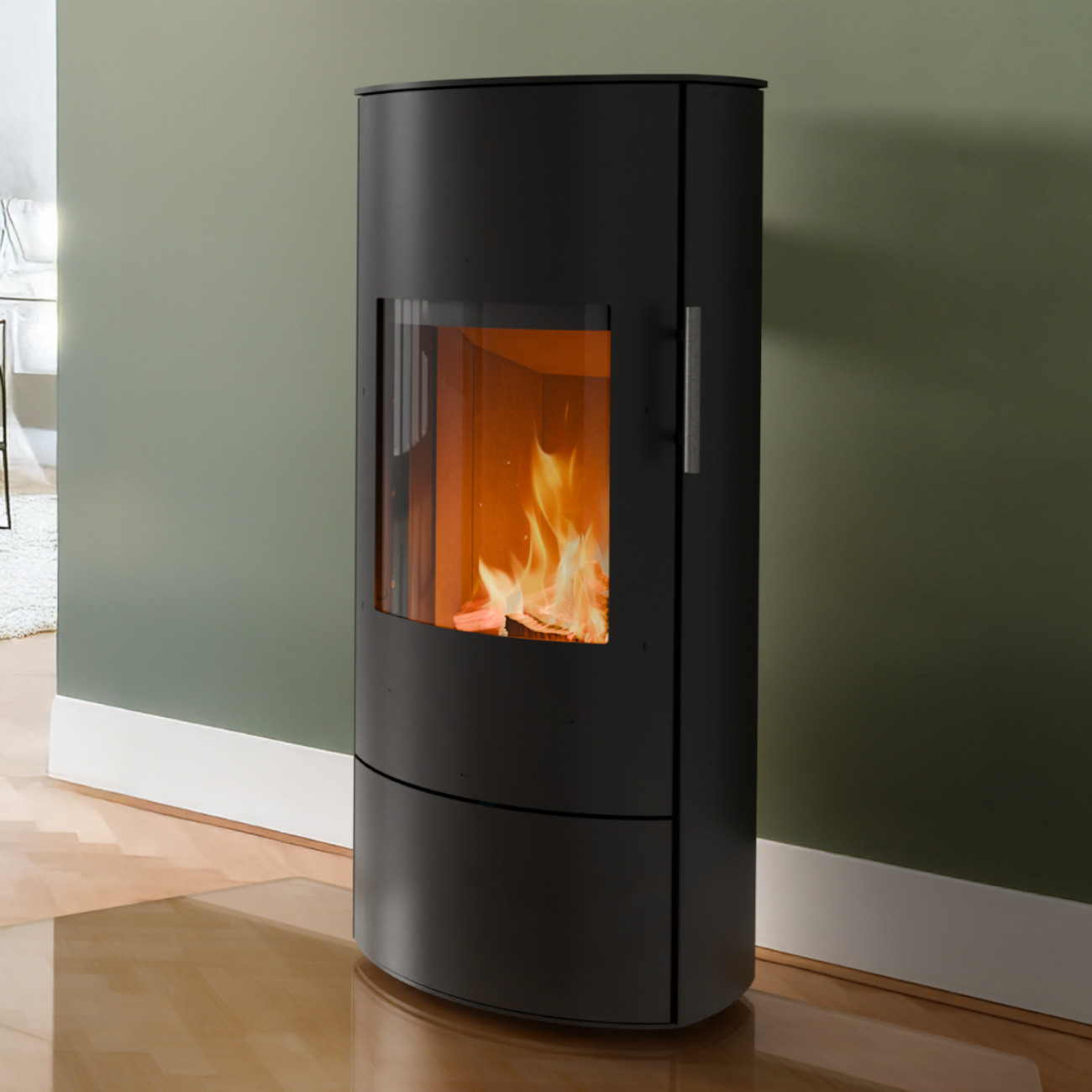 Gemini Kaminofen Schwarz 6kW Gemini Kaminofen Schwarz 6kW