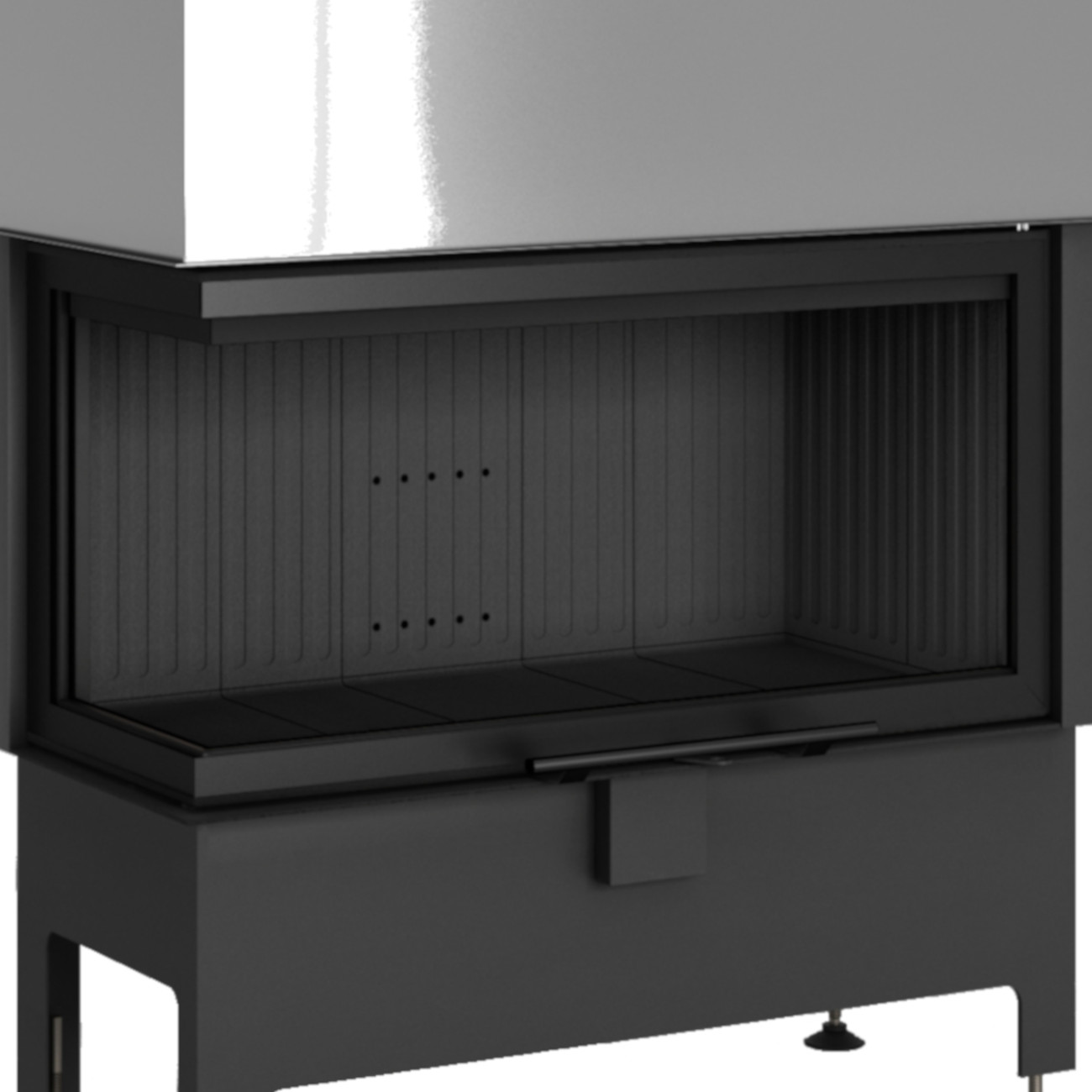 Kamineinsatz_Hajduk_Heatro_81LH_Black_Brennkammer-Hebet-r