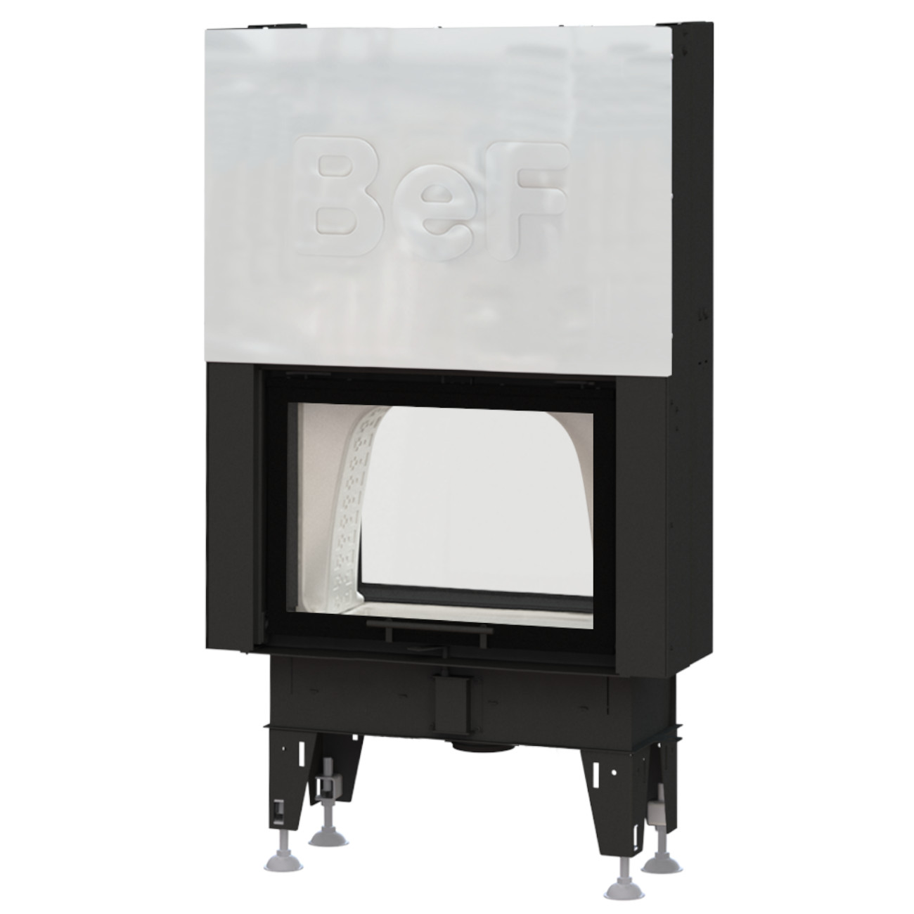 kamineinsatz-bef-double-feel-V7-tit Double Feel V7 Tunnel-Kamineinsatz 7kW Hebetür