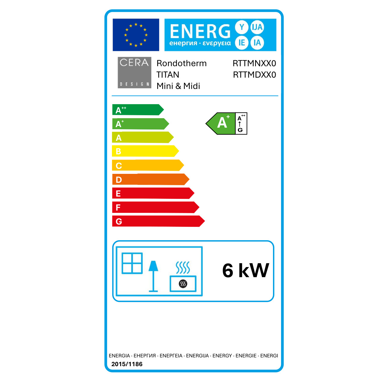 Titan Midi Mocca Kaminofen 6KW RLU