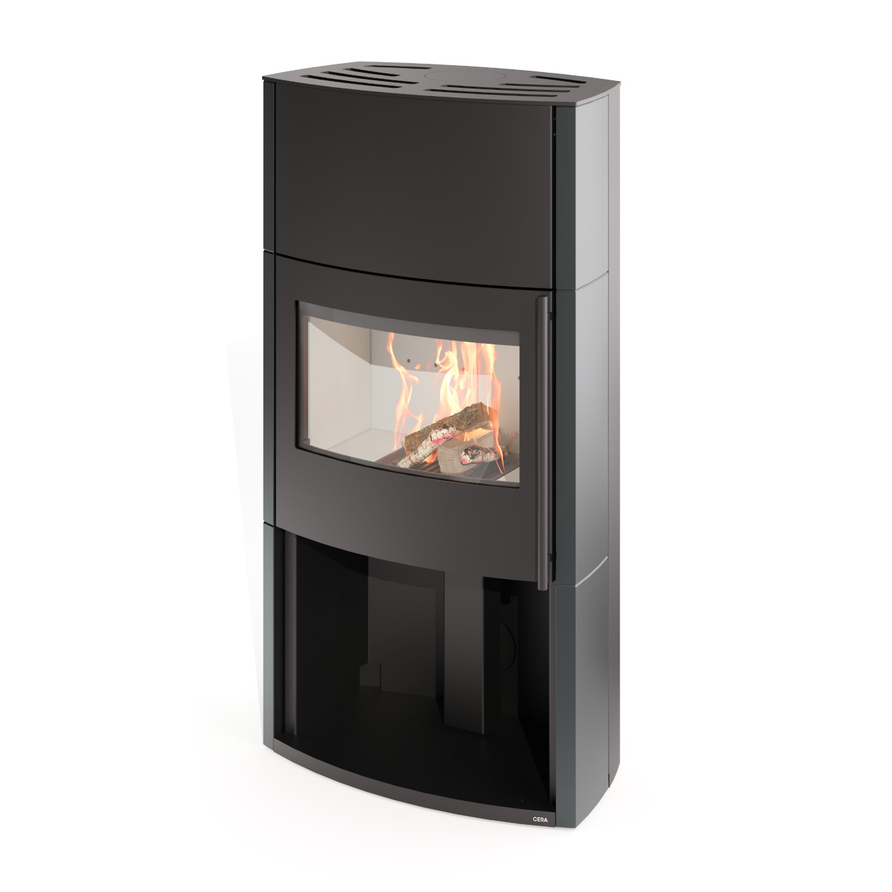 Genius Thermotte Anthrazit Kaminofen 7kW optionale Speicherung Genius Thermotte Anthrazit Kaminofen 7kW optionale Speicherung