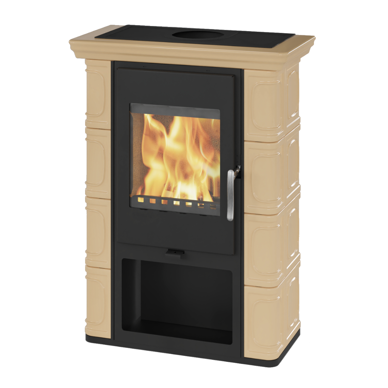 Borgholm Exclusive Cappuccino Kachel Kaminofen 6kW