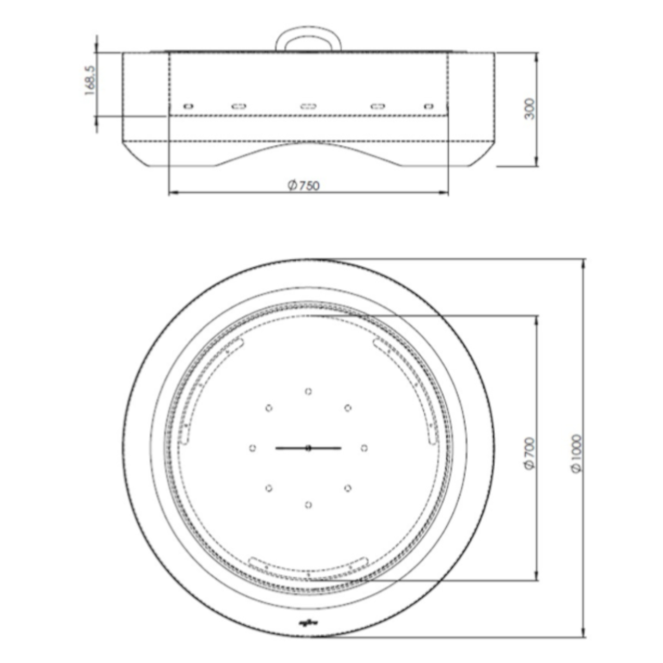 gartenkamin-feuerschale-firepit-corten-round-1000-masse