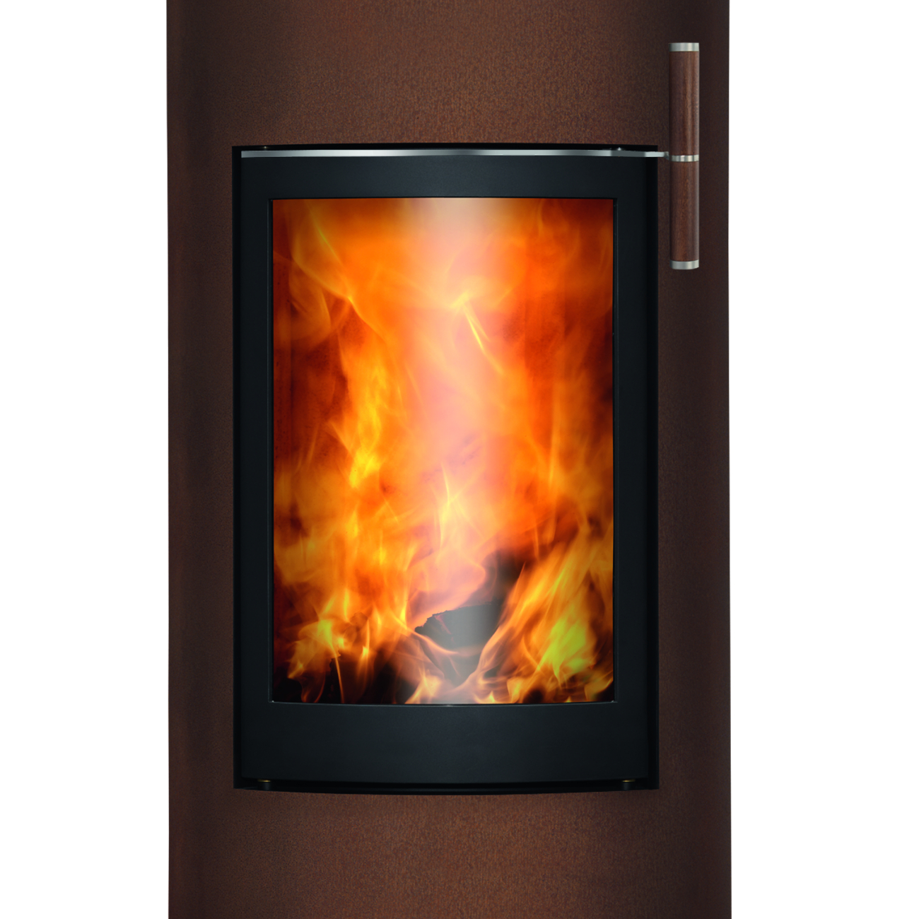cera_rondotherm_corten_kaminofen_feuer