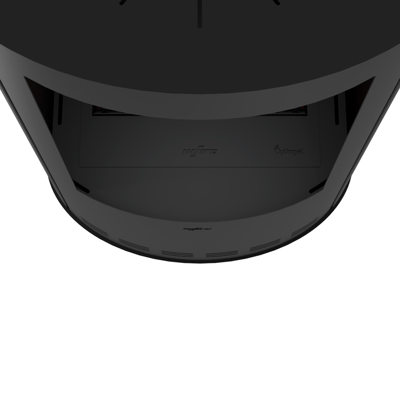 Invapo Incoza Oval Schwarz Optimyst® Wasserdampf
