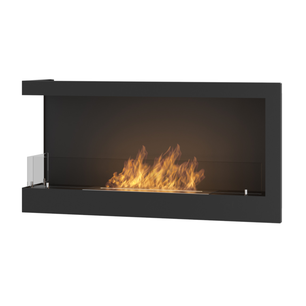 CORNER L900 Ethanolkamin Einbaukassette Ecke Links CORNER L900 Ethanolkamin Einbaukassette Ecke Links