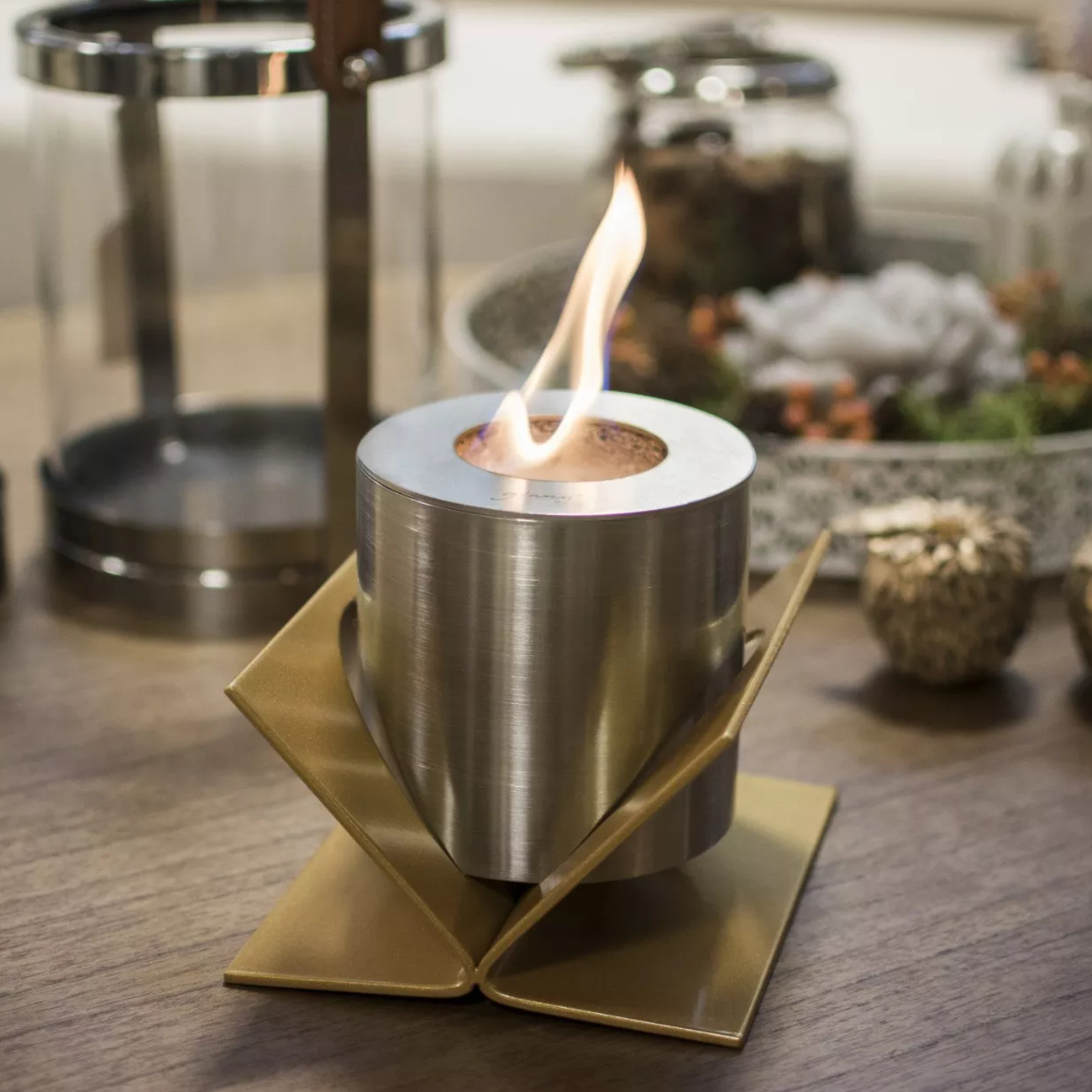 tabletop-kivo-gold Glammfire Kivo Tabletop Biokamin
