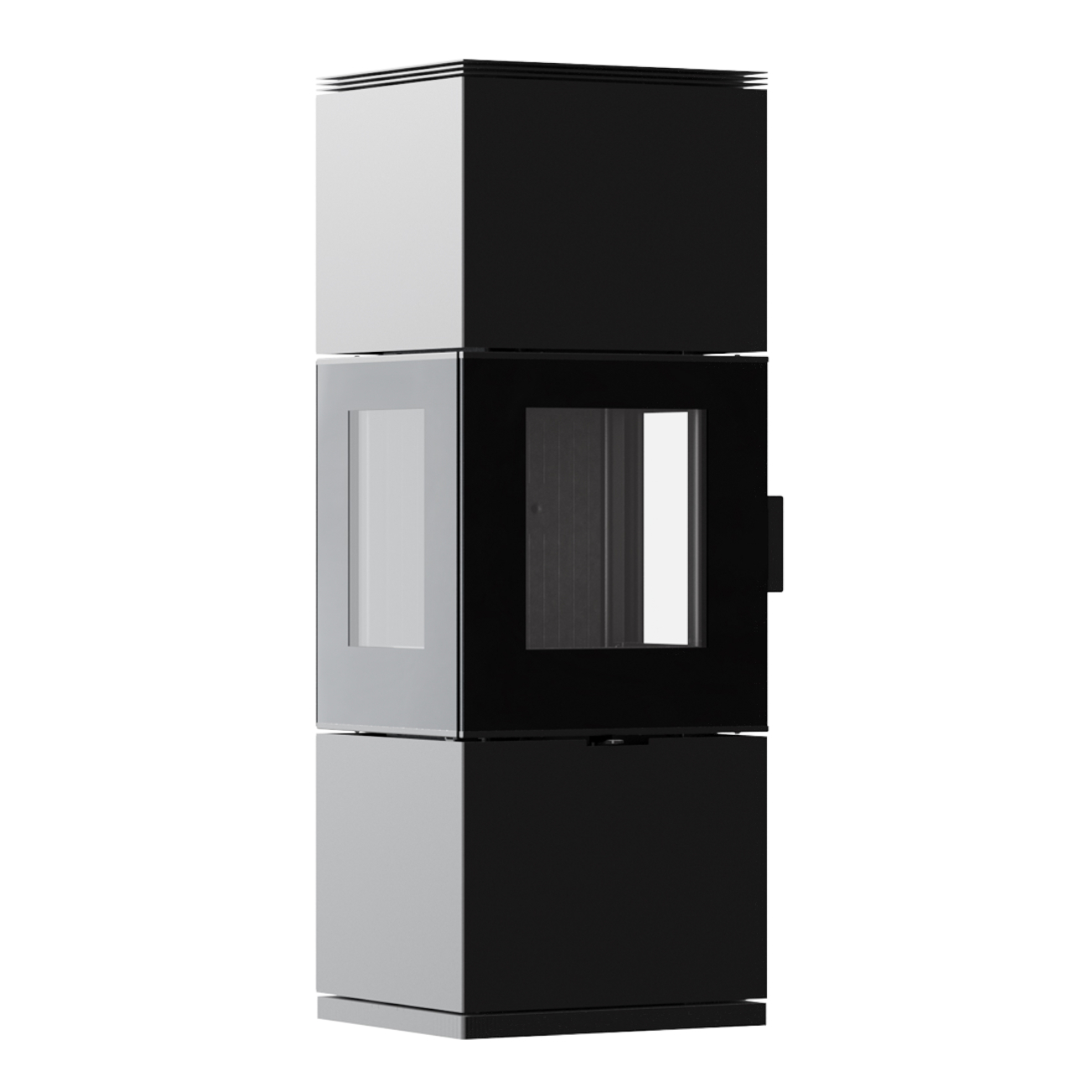 Inga Panorama Black Edition Kaminofen 8kW 3 Sichtscheiben Inga Panorama Black Edition Kaminofen 8kW 3 Sichtscheiben