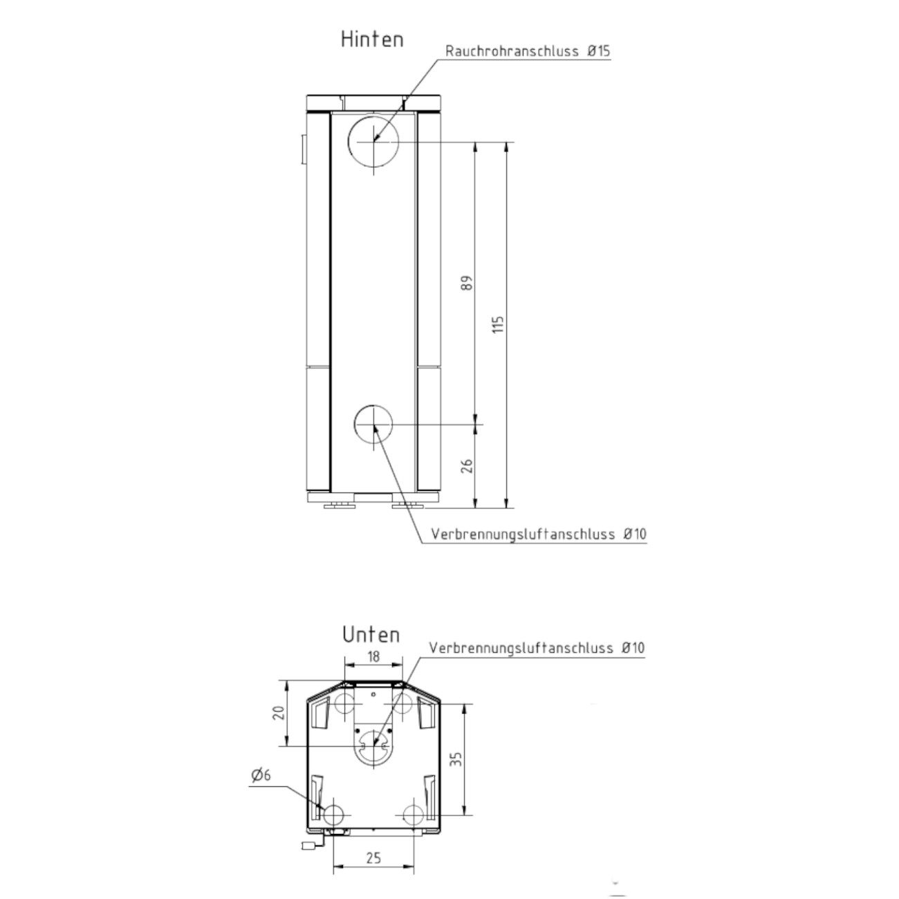Conte Mini Eck Anthrazit Thermotte Speicher Kaminofen 5KW RLU Conte Mini Eck Anthrazit Thermotte Speicher Kaminofen 5KW RLU
