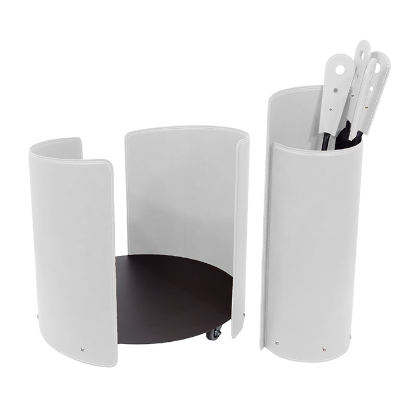alycad-kaminbesteck-holzkorb-weiss-web1 Alycad Designer Kaminbesteckset und Holzkorb Weiß