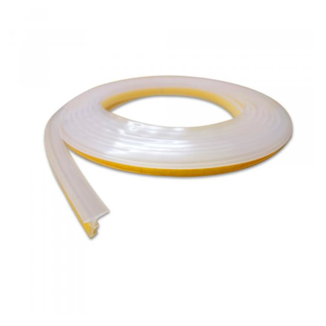 Silikon-Dichtlippe für Glasbodenplatten - Länge 4500 mm