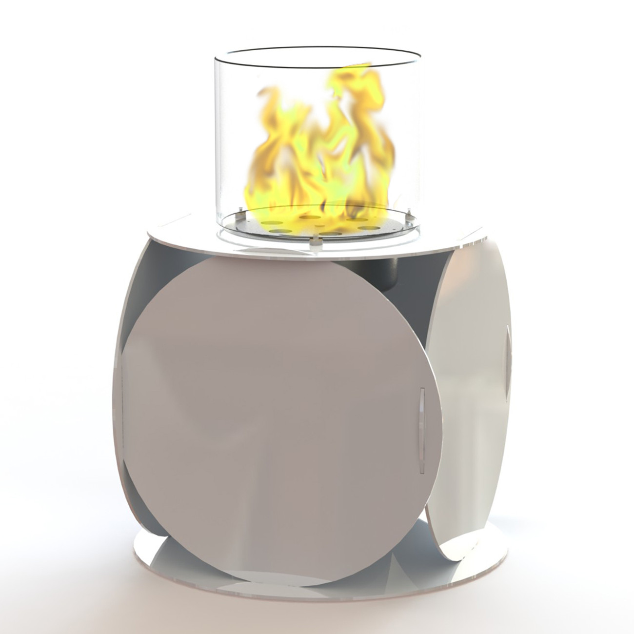 lira-weiss-tit GlammFire Lira Biokamin / Bioethanol Kamin