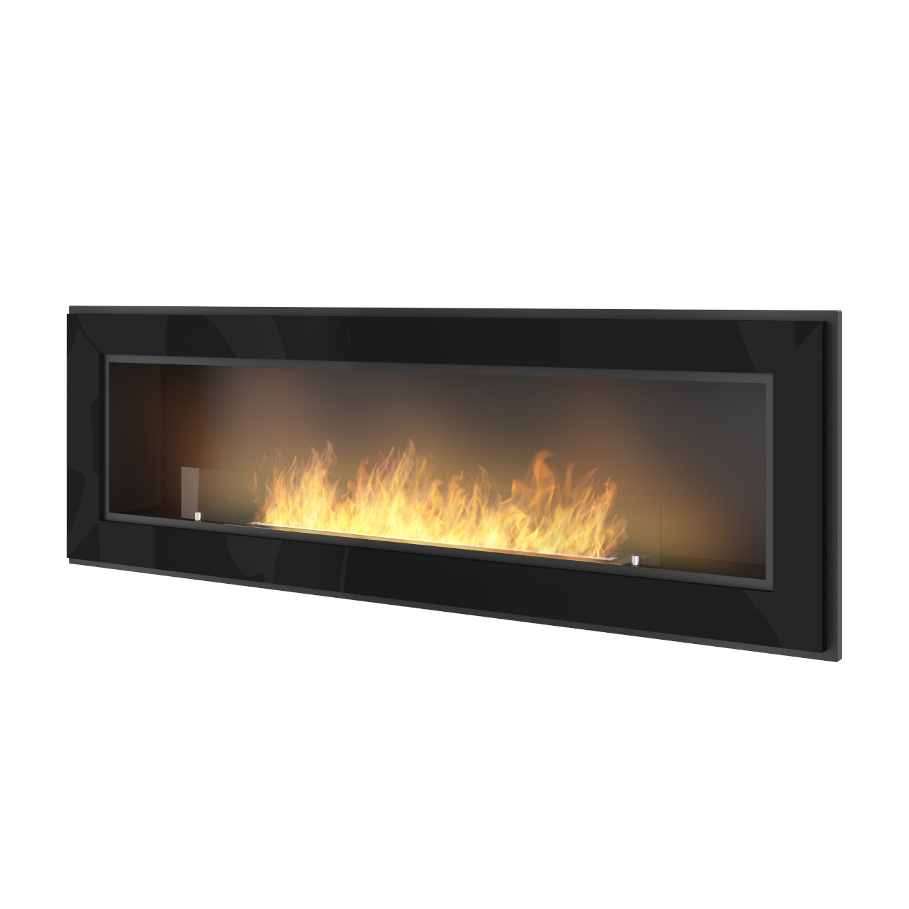 ethanolkamin-frame1500-black-web1 FRAME 1500 Schwarz Ethanolkamin Einbaukassette