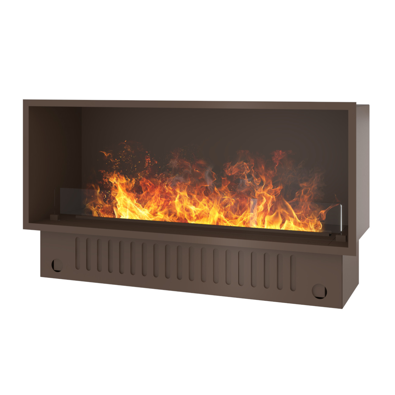 Invapo Inside 1200 Optimyst® Braun Wasserdampf Box Kamineinsatz