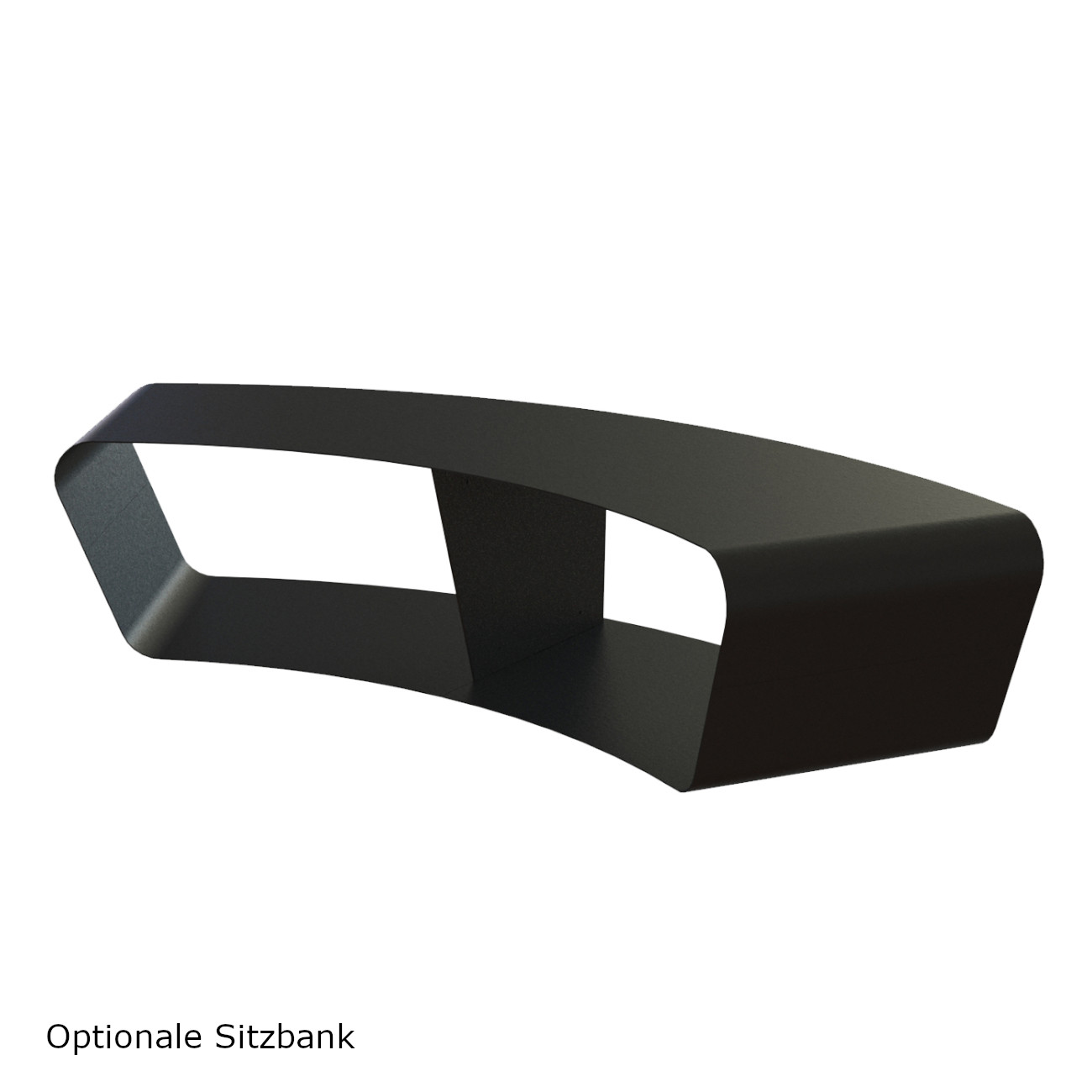 Cosmo 13 Designer Feuerschale Gartenkamin Schwarz