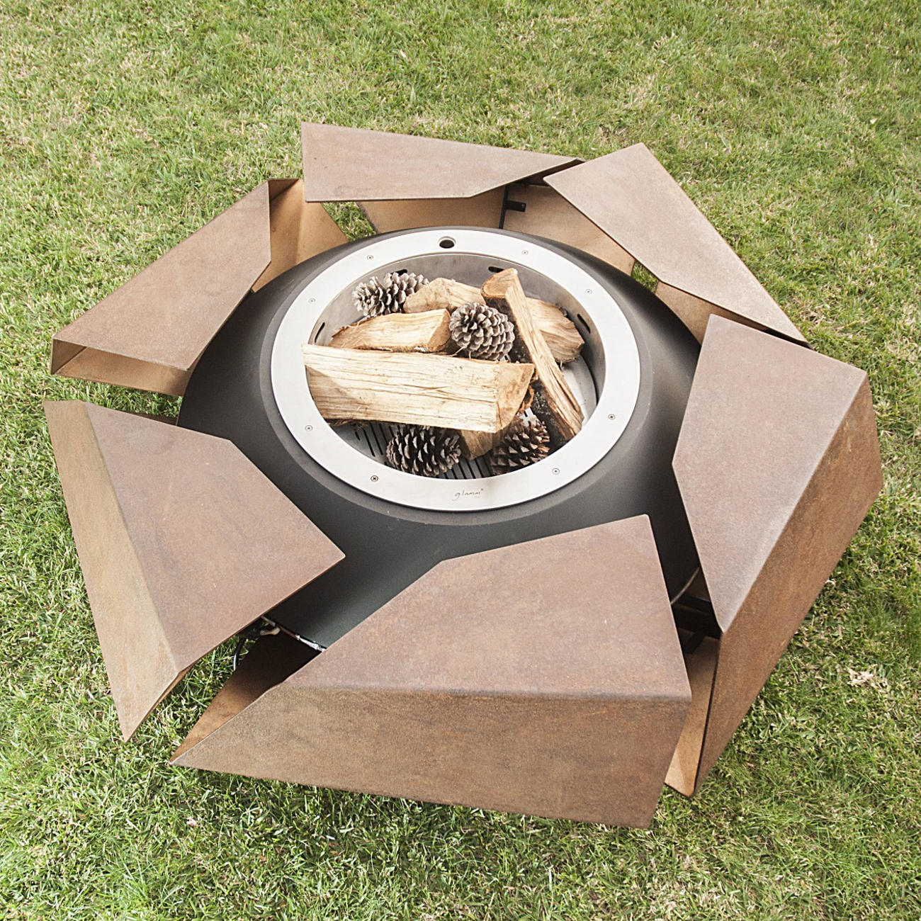 glammfire_stravaganza-tit Stravaganza Designer Feuerschale Gartenkamin optional Grill