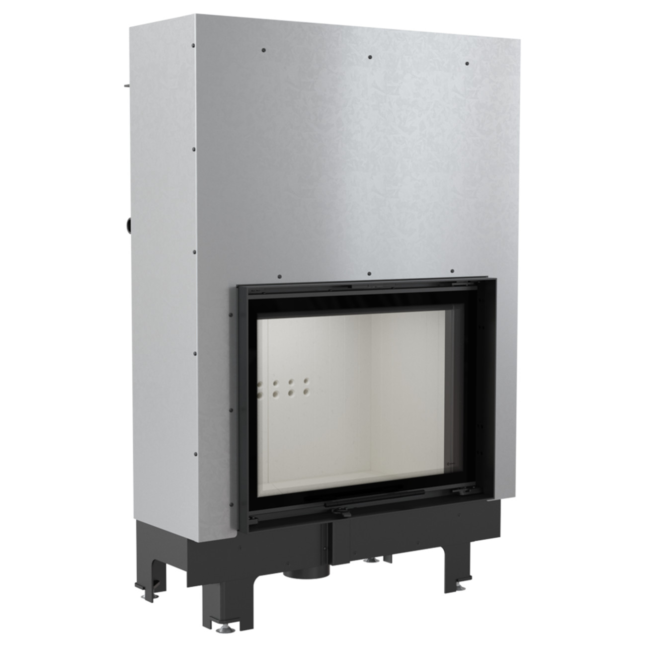 mba-pw-17-g-w-tit MBA17 Wassergeführter Kamineinsatz 17kW und Hebetür