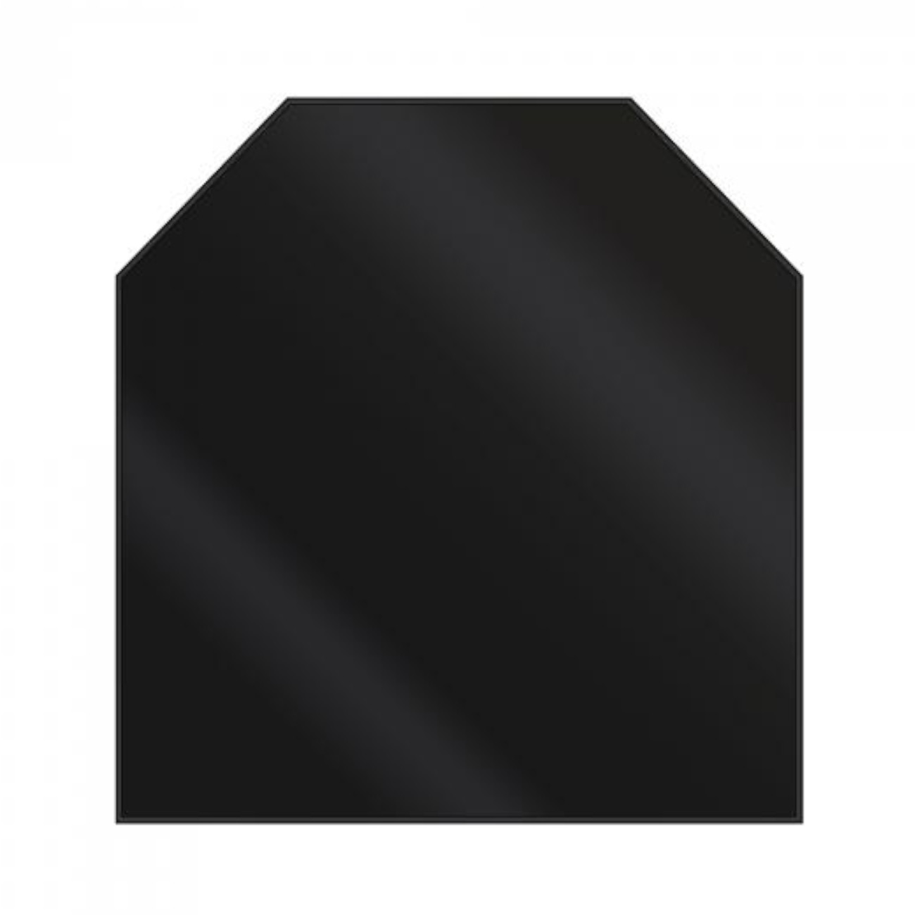 Metallbodenplatte Sechseck 1000x1200 mm